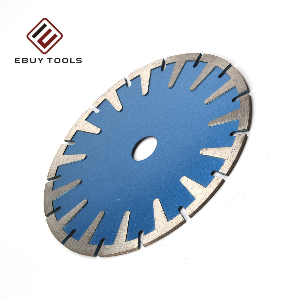 Wholesale Concave Curved Diamond Saw Blade T-Segmented Turbo Rim Cutting Disc For Granite Marble Convex