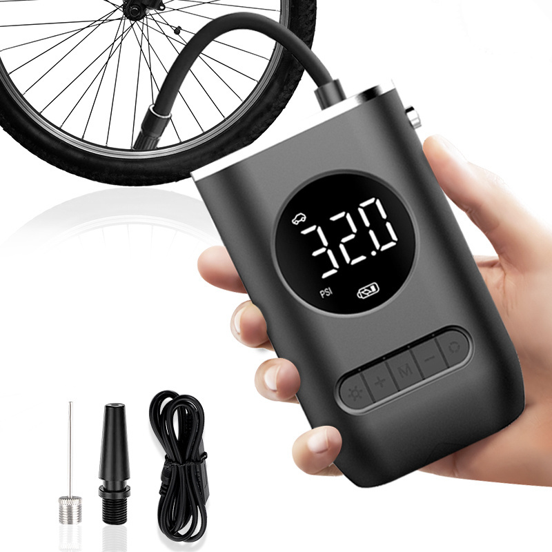 Hot Selling Portable Rechargeable Digital Display Electric Mini Wireless Air Compressor Cordless Car Air Pump Tire Inflators