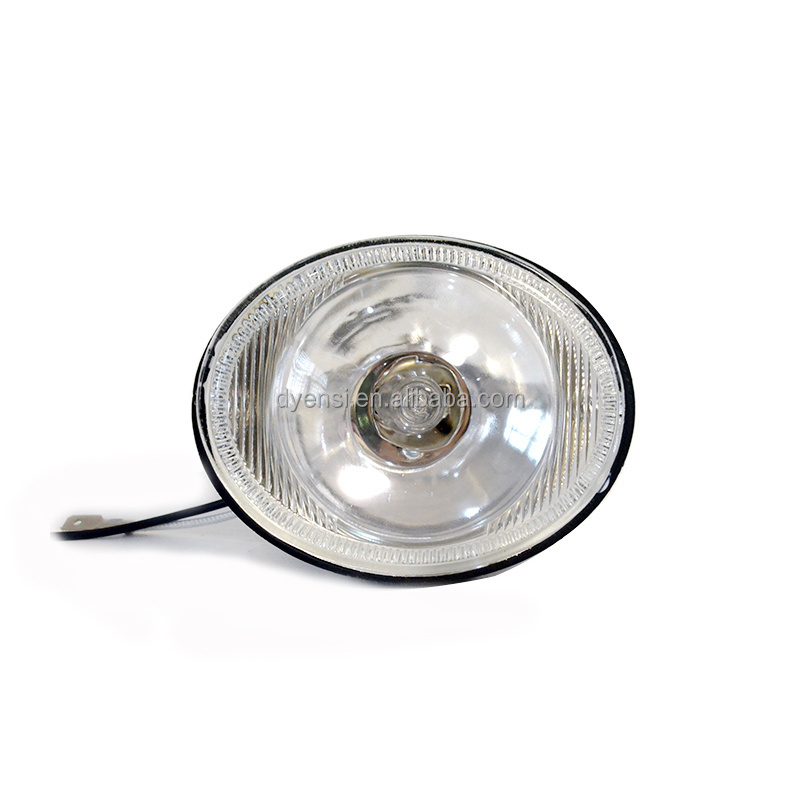 Universal Mini Driving Light Oval-Shaped Convex Fog Light Spotlight Utility Work Light For Off-Road Vehicle