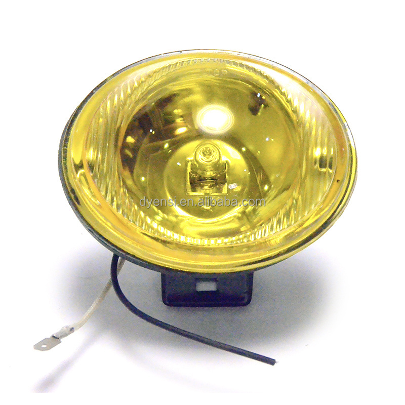 Universal Mini Driving Light Oval-Shaped Convex Fog Light Spotlight Utility Work Light For Off-Road Vehicle