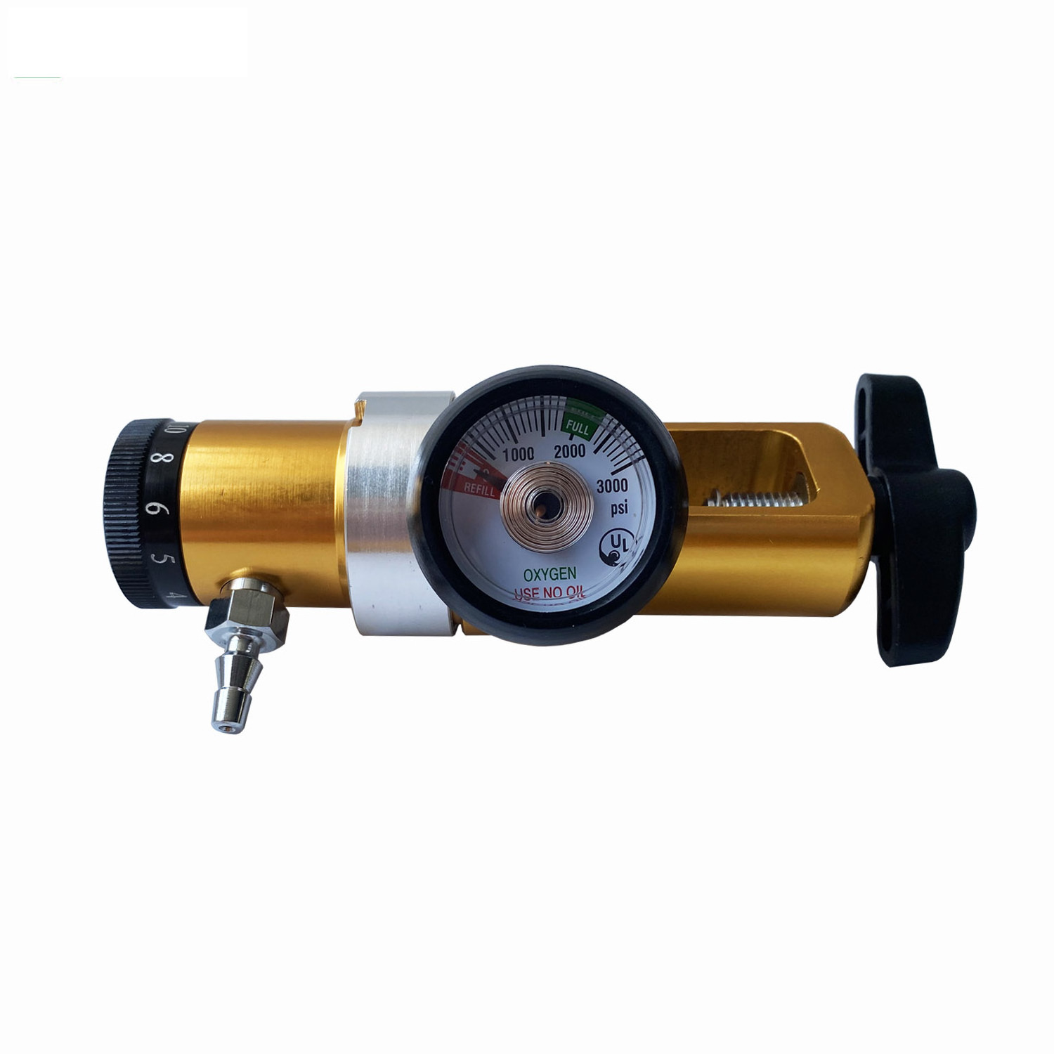 Factory outlet Click style CGA870 Oxygen regulator for oxygen cylinder with 12 settings, CGA870(OPA style)