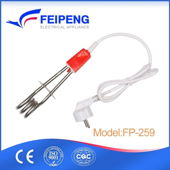 Factory made portable electrical immersion water heater for coffee tea