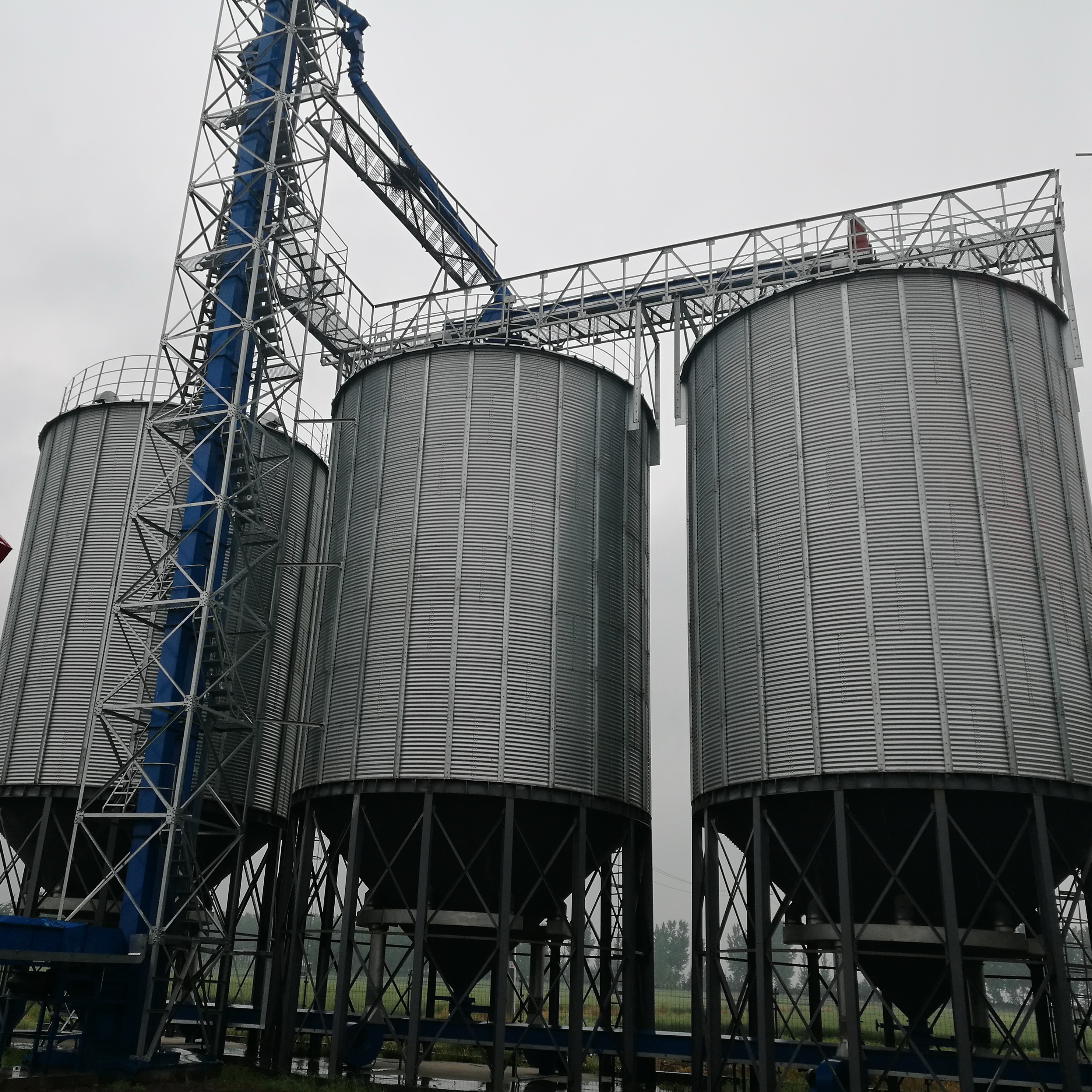 Agricultural machinery and equipment manufacturers storage silo 500 tons buffer silo seed storage