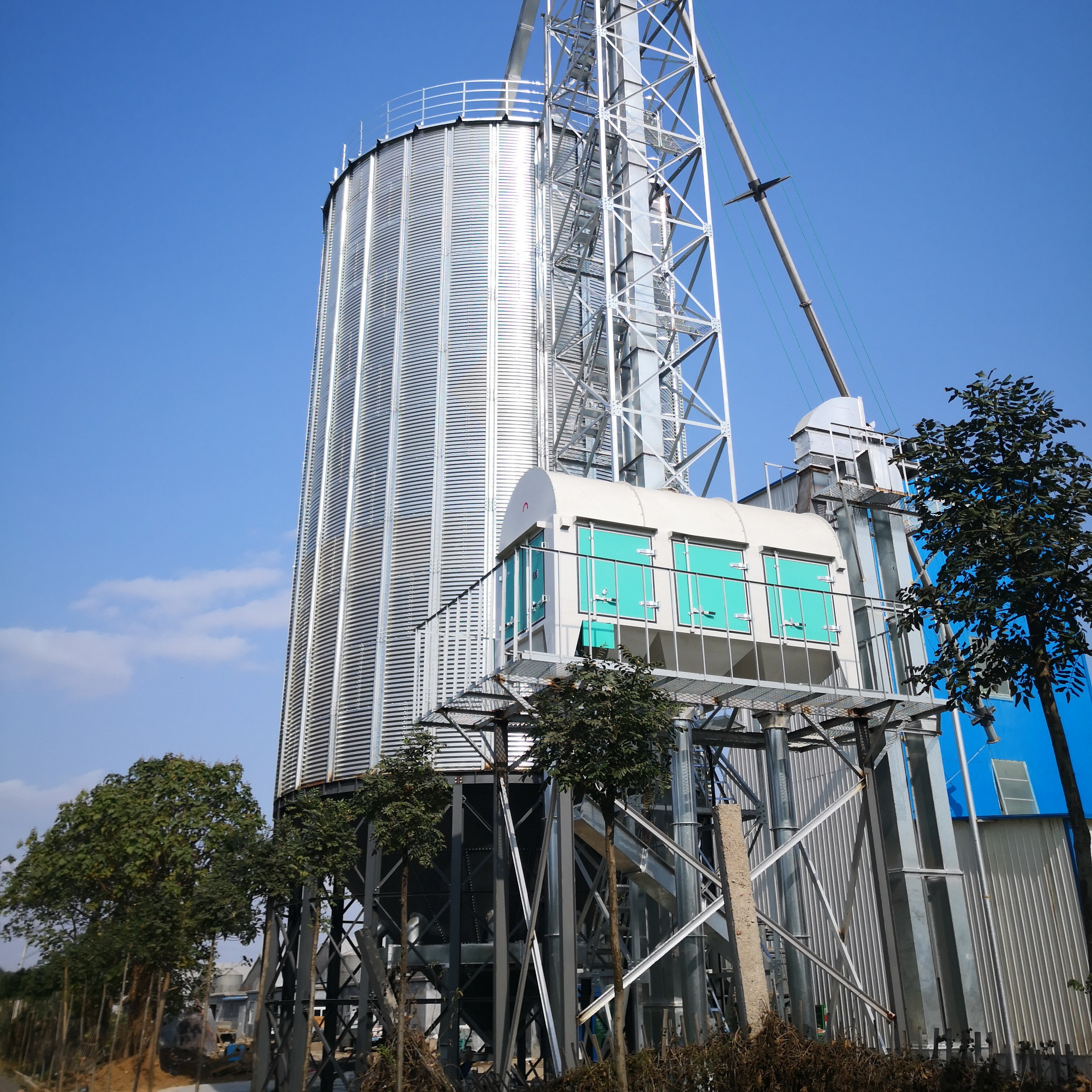 grain storage coffee bean cement silo