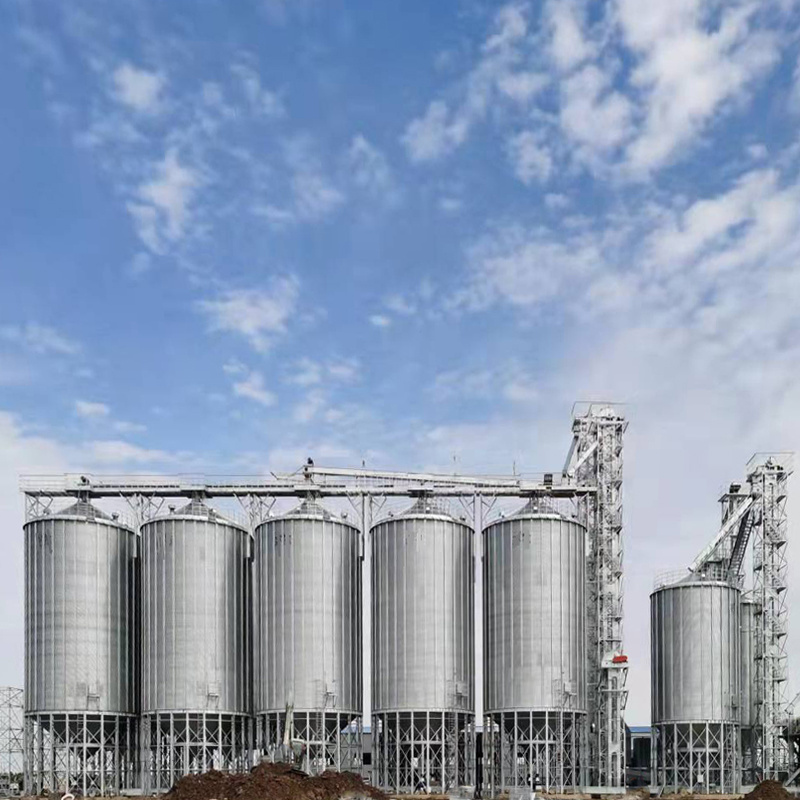 150 ton small grain steel silo sales at factory price cheap cereal processing animal feed grain silo with accessories   bin silo