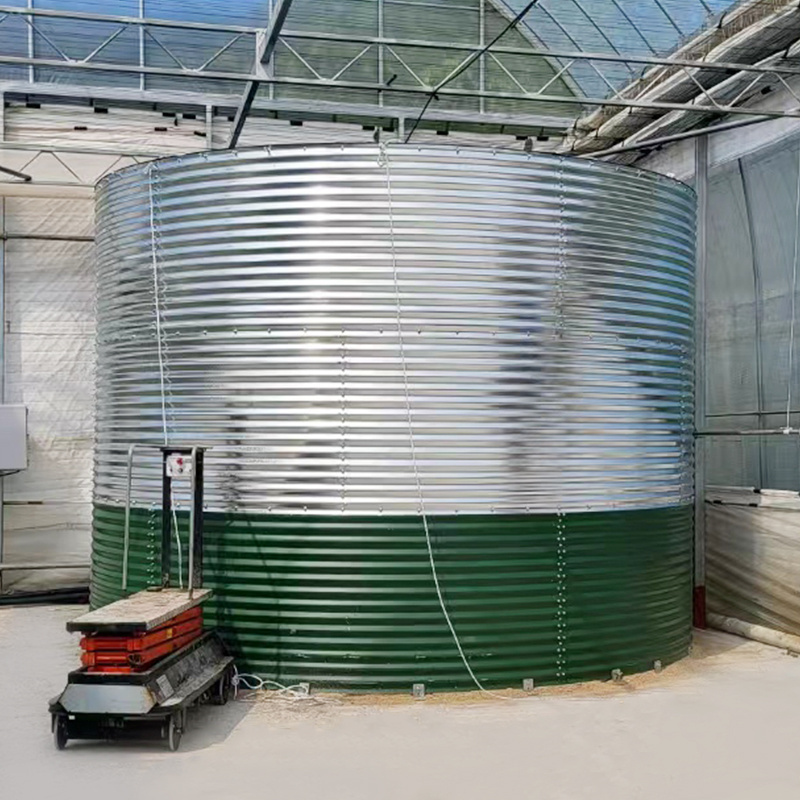 water tank 100000 liter 10000 litre galvanized steel water tank for rain harvesting