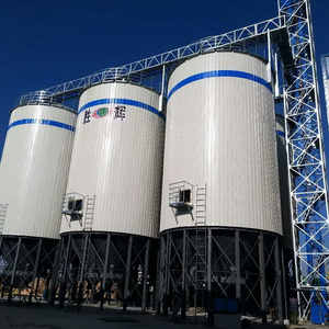 2020 China 2000-10000 ton flat bottom grain corn seed steel silo price