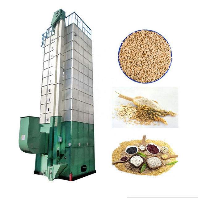 circulating grain drying tower 12 tons toner hot air mechanical grain dryer for sale