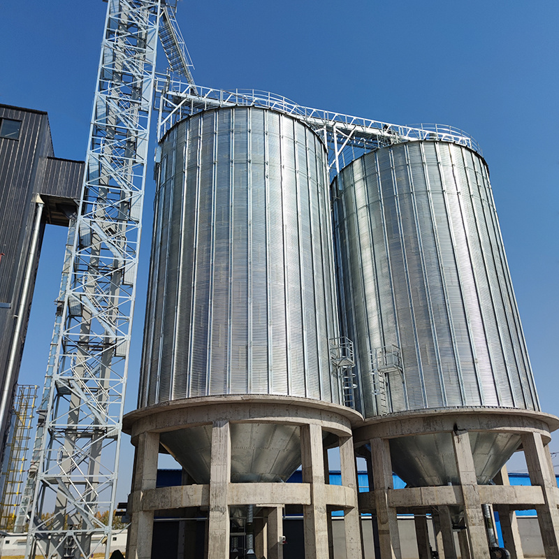 100 tons silo capacities maize storage silos cement silo 100 ton produced by China factory