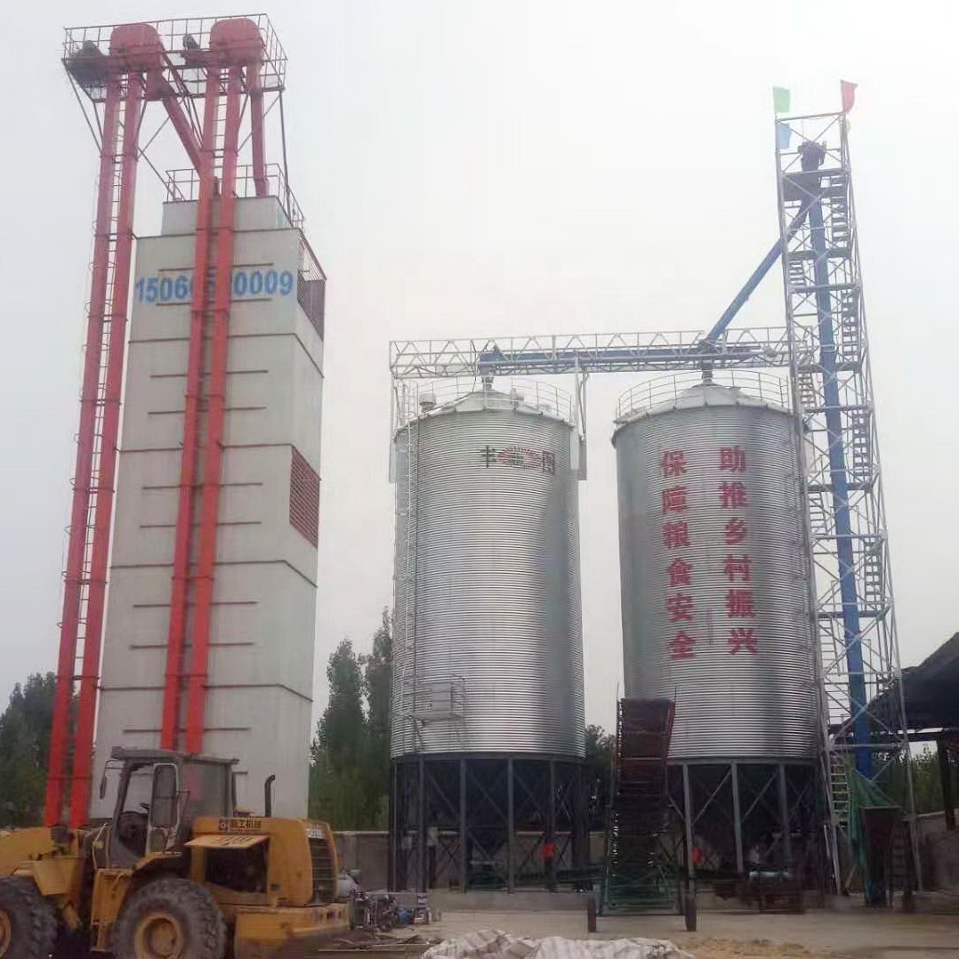 circulating grain drying tower 12 tons toner hot air mechanical grain dryer for sale