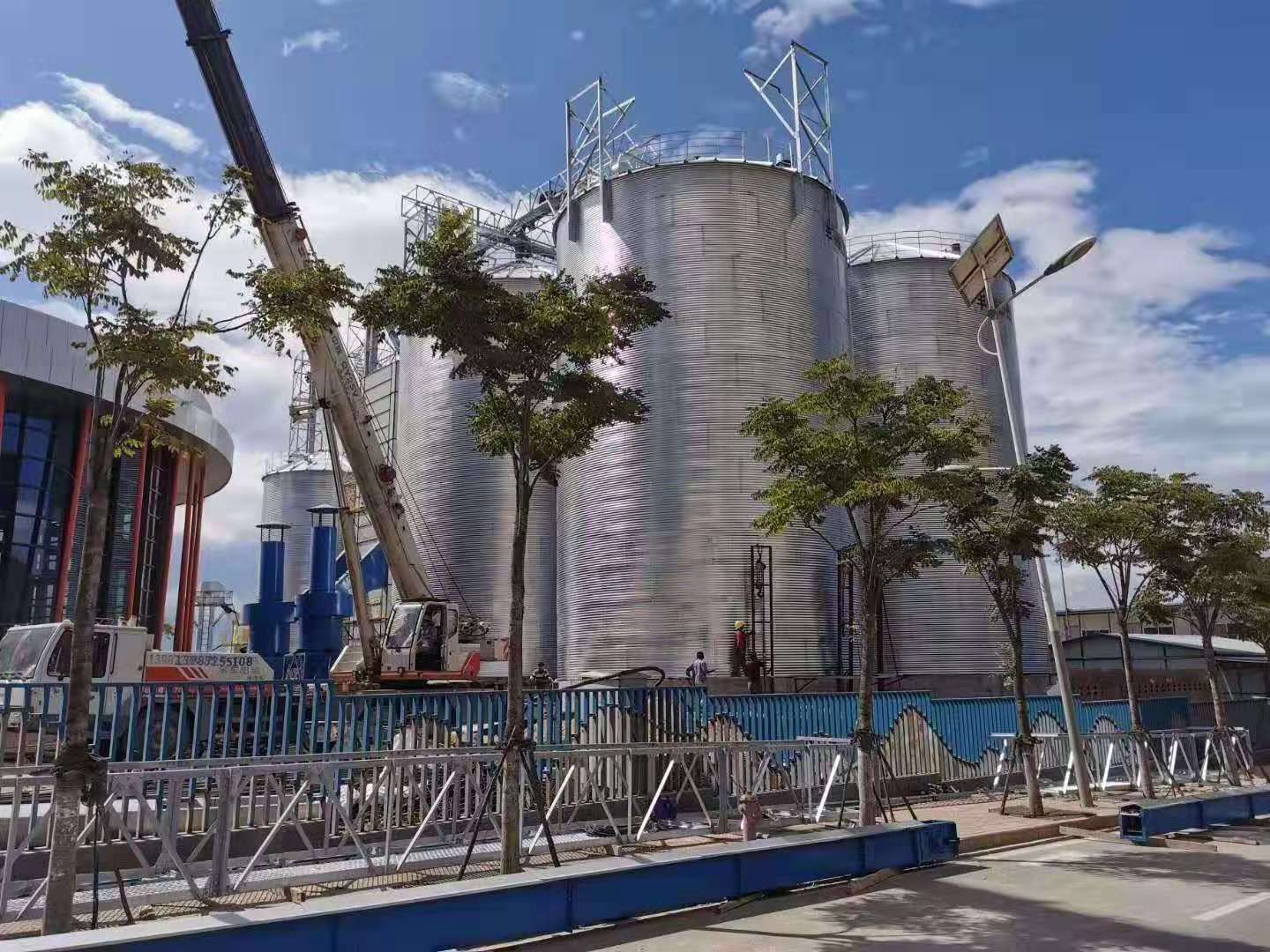 grain storage coffee bean cement silo