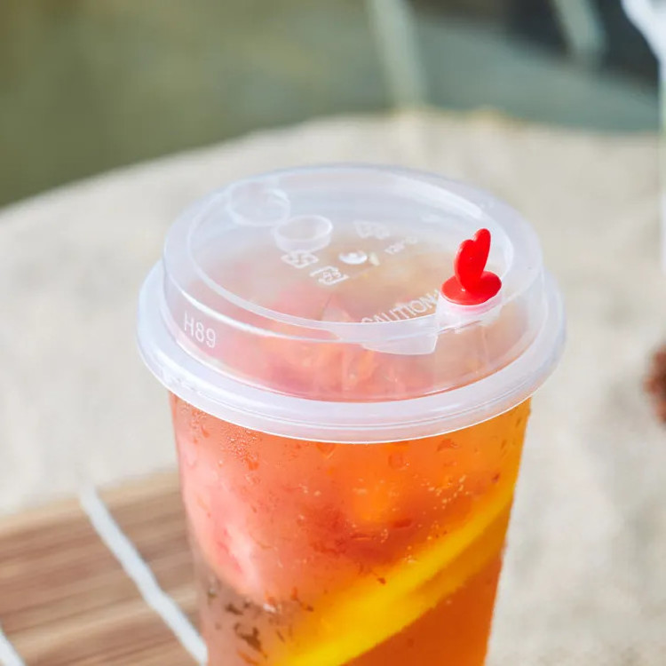 Fu kang  custom-made 20-24 oz 95 mm transparent PET plastic cups disposable cold drink cups.