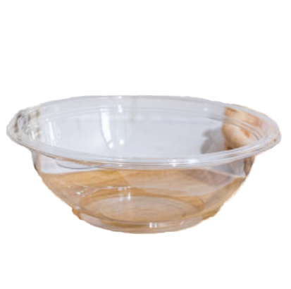 2024 wholesale 24-32 oz disposable transparent PET salad bowl