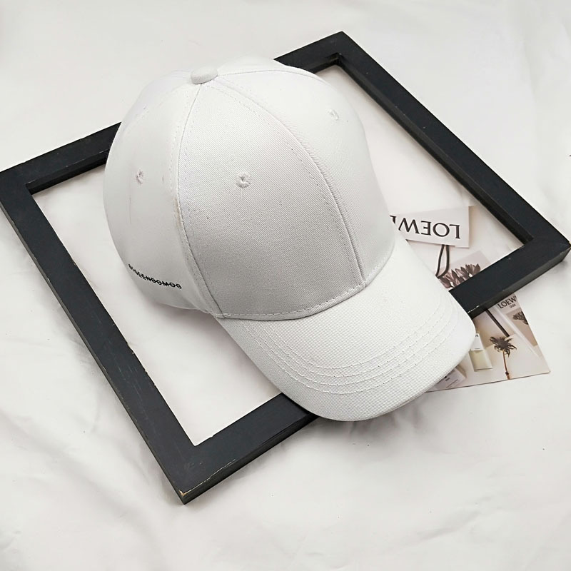 Original Korean Version Of The Spring And Summer Side Letters Hip-Hop Sports Cap Men And Women Sunshade Curved Brim Baseball Cap