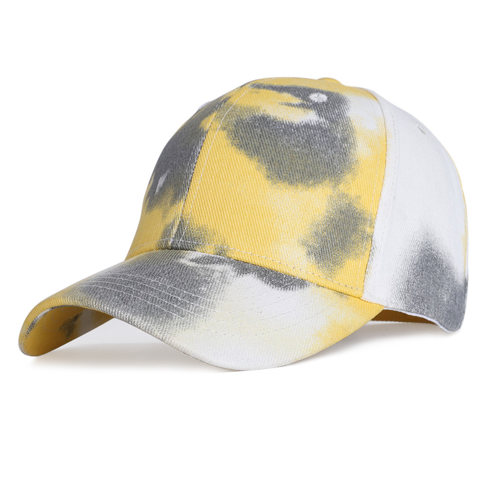 Tie dye baseball cap male female baseball Ponytail cap  outdoor shade sports fashion casual  hat