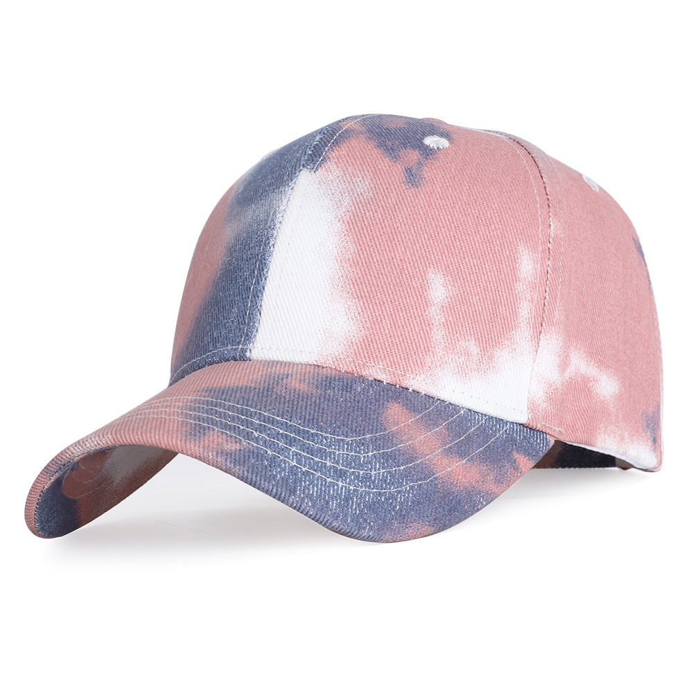 Tie dye baseball cap male female baseball Ponytail cap  outdoor shade sports fashion casual  hat