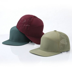 Hats For Men Plain Fabric Outdoor Hat Flat Bill Plastic Cap Baseball Sport Trucker Dad Caps Fitted Waterproof Snapback Cap