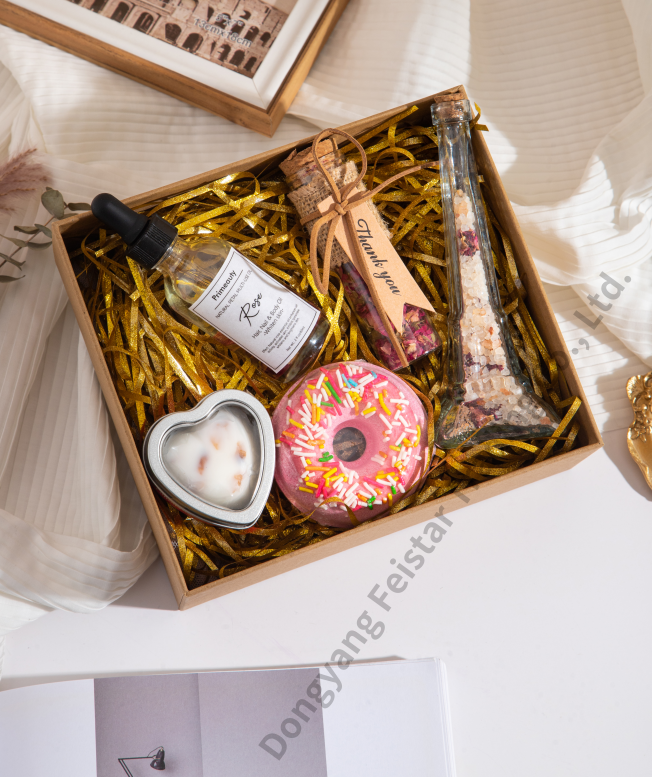 Luxury relaxation gift box spa gift set relaxing  Body Care Self Care products for women ODM OEM