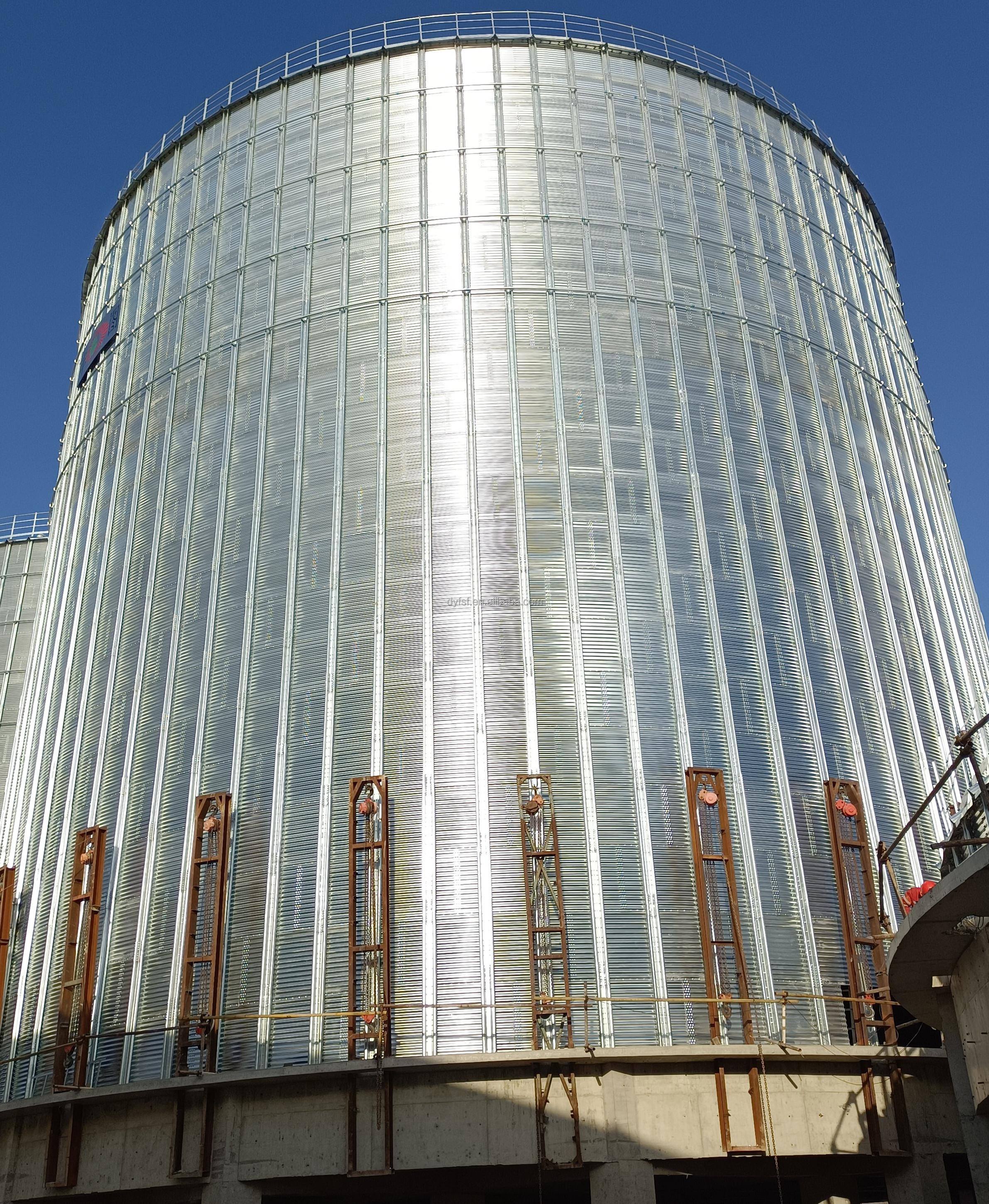 high level material big capacity steel customized wheat corn seed grain storage silos