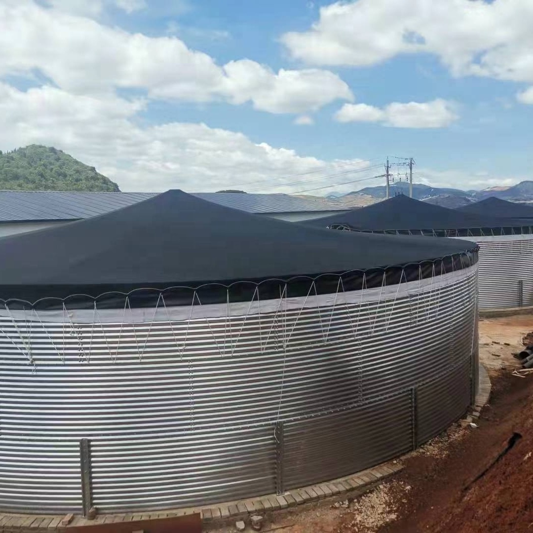 1 million liter large tank for rain water 100m3 corrugated steel water storage tank for sale