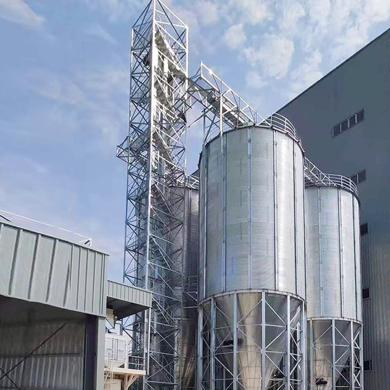 200t 250t high level materials good sale wheat soybean seed grain storage silos