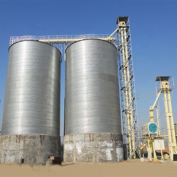 new grain bins for sale  50T- 1500T grain silo hopper bottom galvanized steel small silo for sale