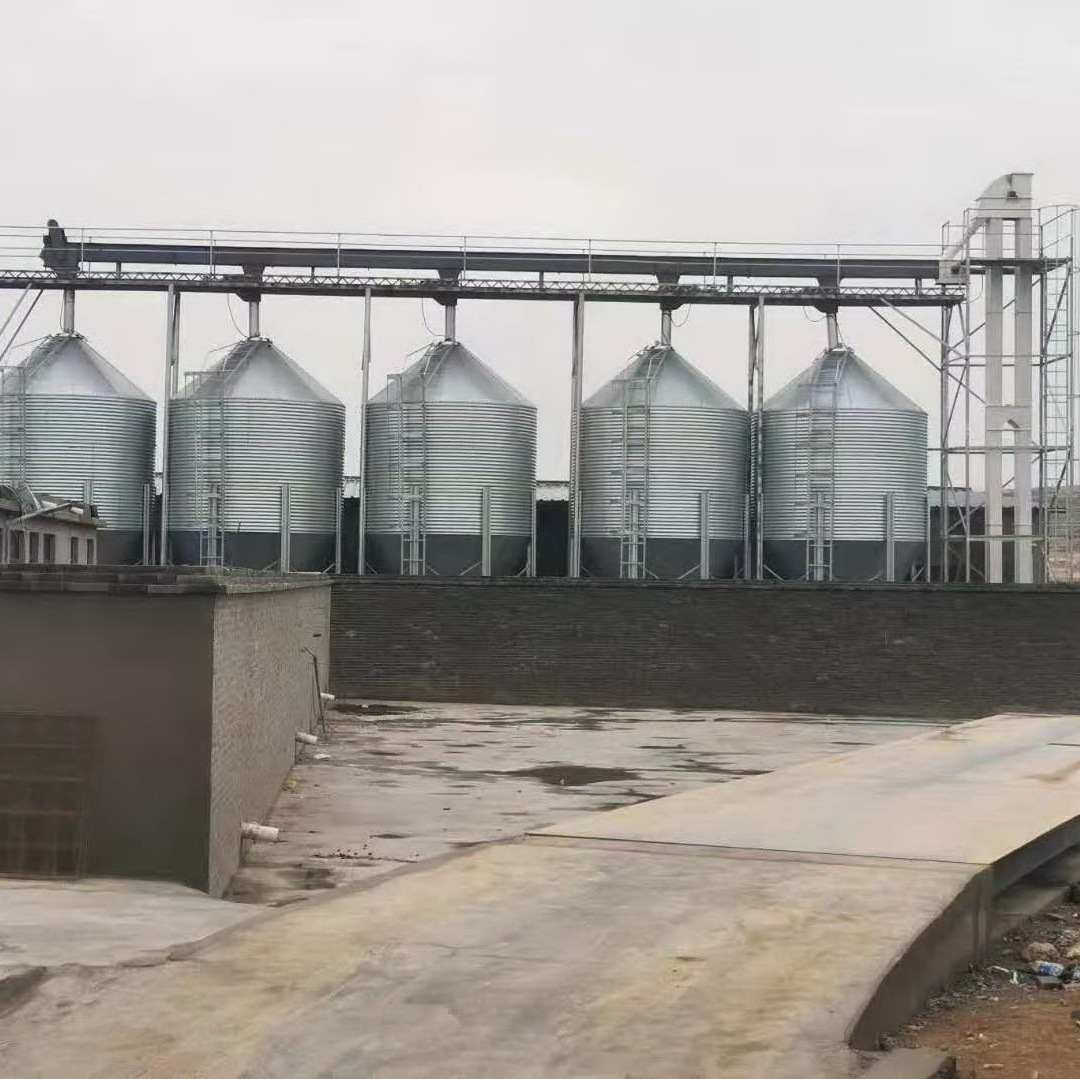 mini silo storage 1000kg grain silo small concrete silo