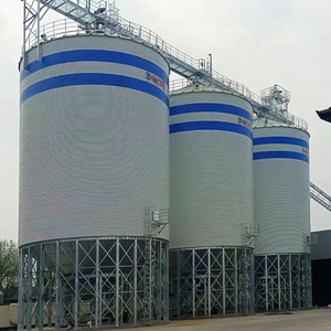 Used grain bins corn paddy wheat steel silos 50t to 15000t grain silo for sale