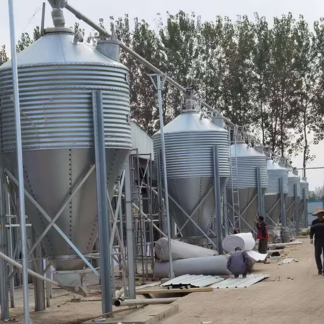 3 ton grain bin for sale 5 ton grain bin poultry galvanized feed bins small feed silo for sale