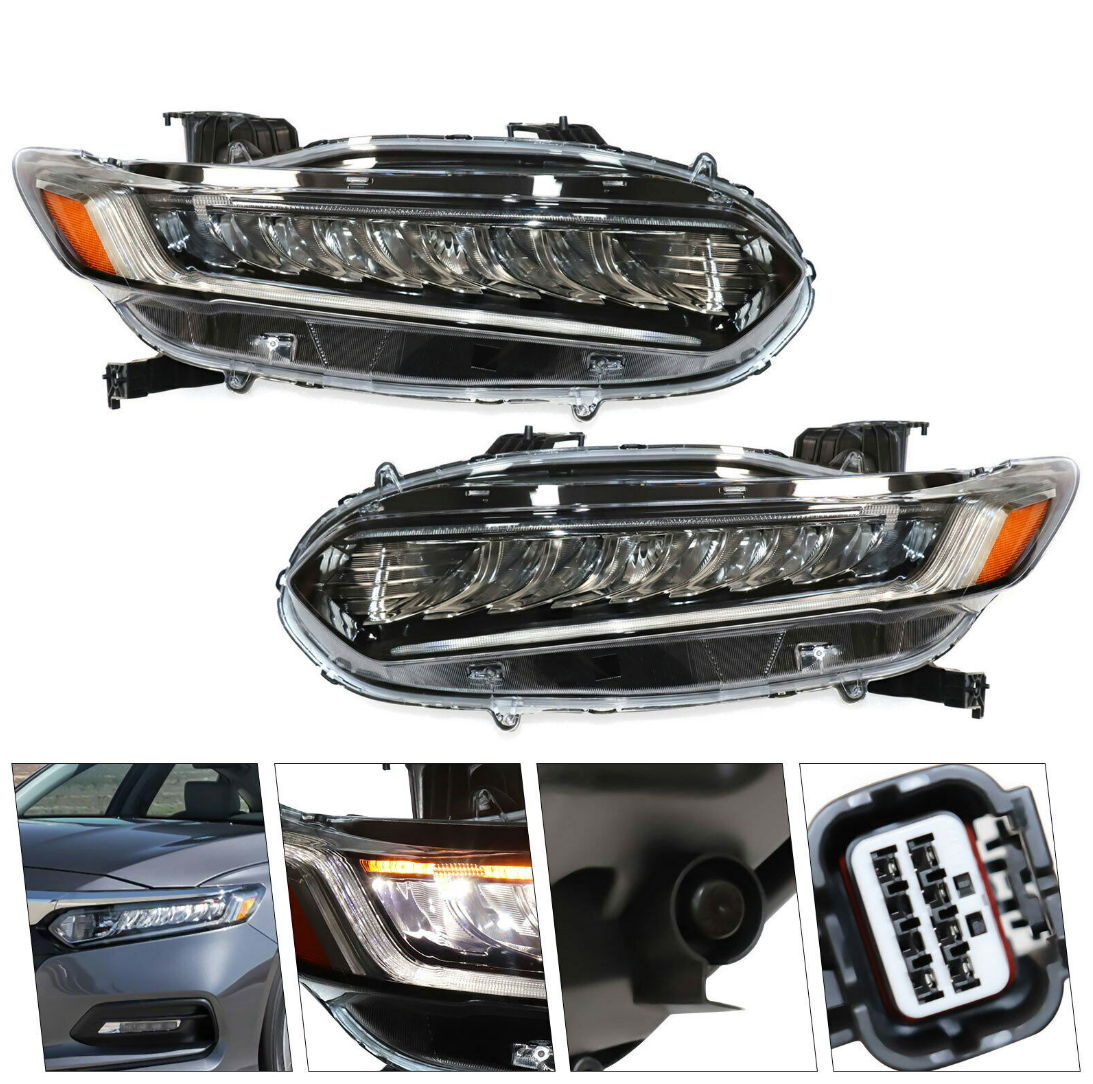 Other Headlight ANGEL EYES AUTO LED HEADLIGHT HEADLAMP FOR HONDA ACCORD Sedan 2018-2020 car accessories