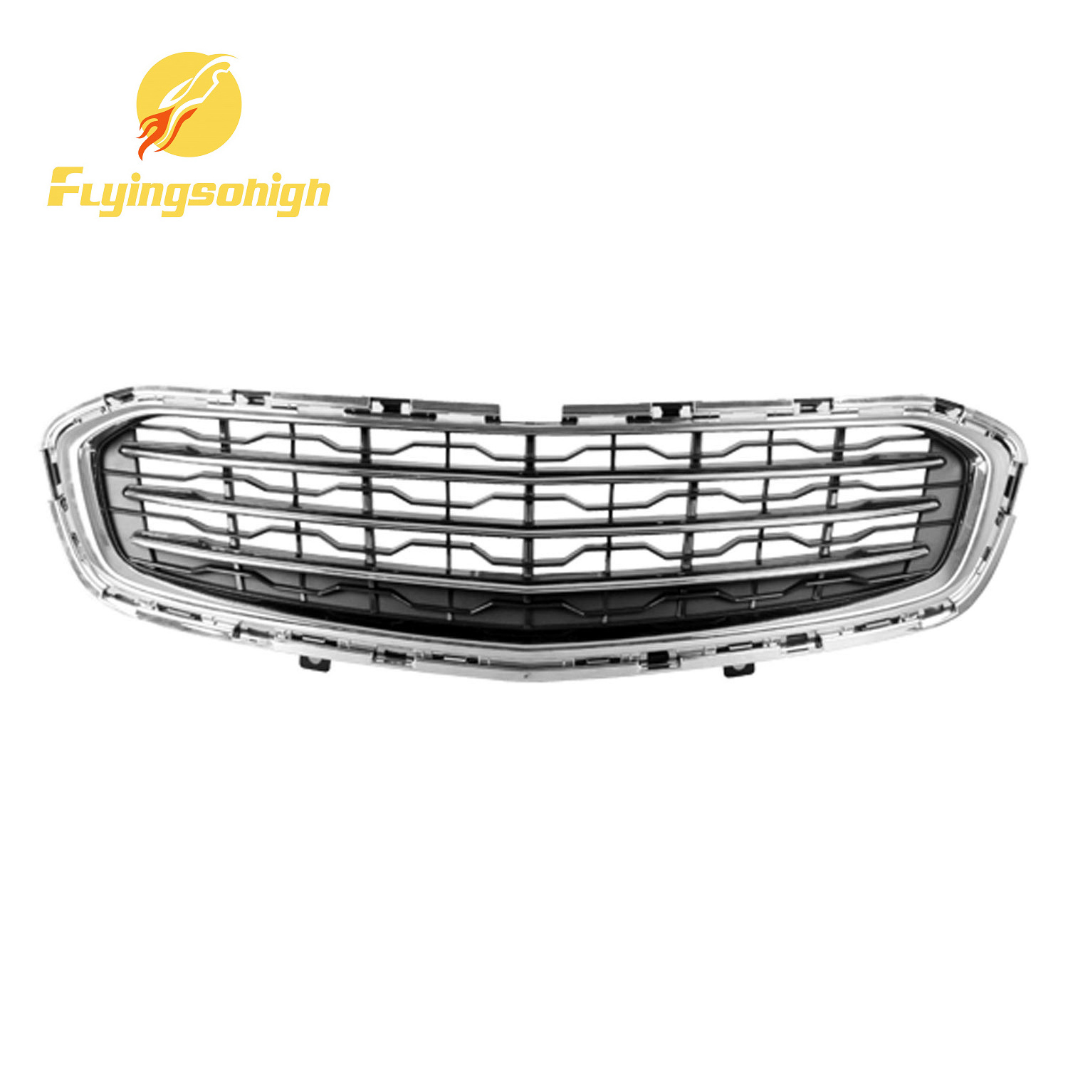 Flyingsohigh Lower Grille For 2015 2016 Chevrolet Cruze LTZ w/Chrome Frame body part Grill 95433926 GM1200729