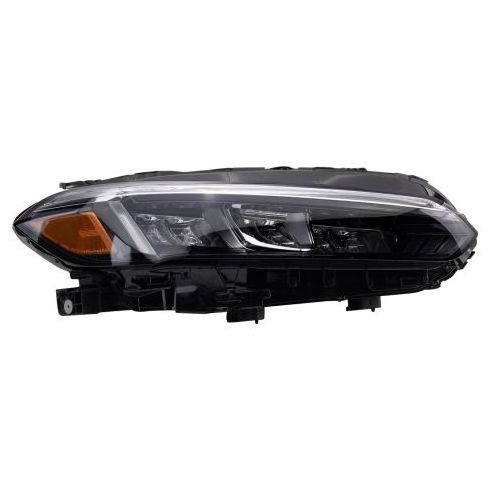 LED Headlamp Head light For Honda Civic Black/Clear Lens Front Lamp Headlight HO2503205 33100-T20-A52