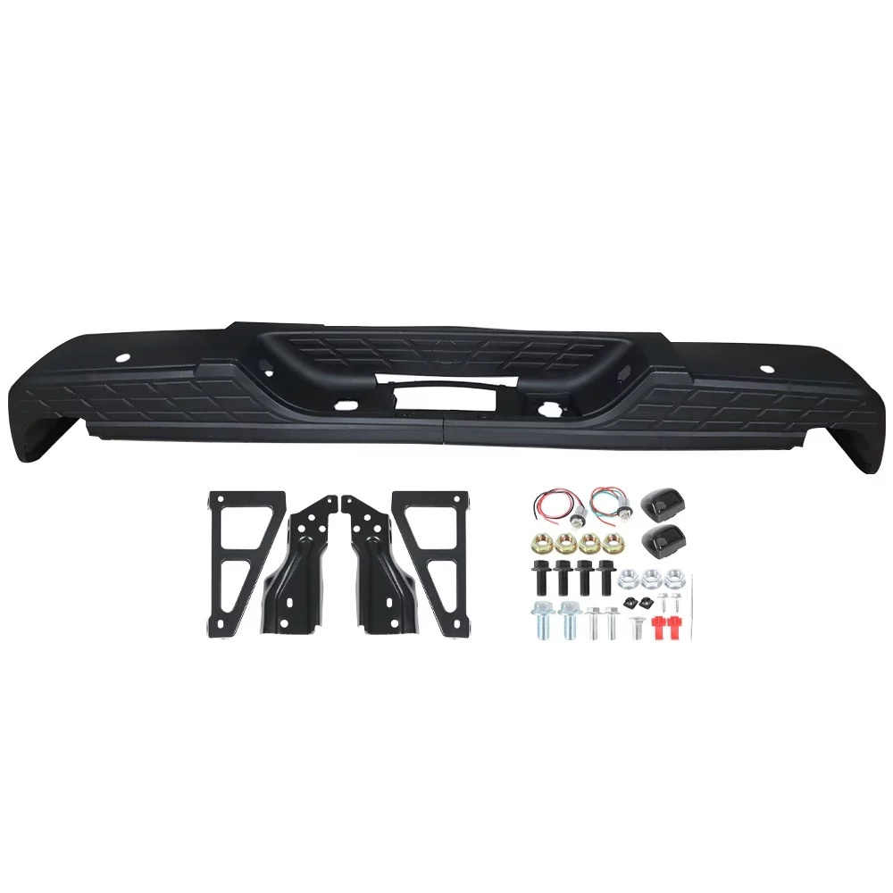 Prime rear step bumper for 2007-2013 Chevrolet Silverado 1500 w/ Rear Object Sensors Corner Step REAR BUMPER GM1103149P