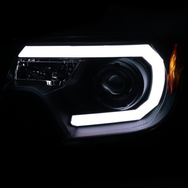 Car Parts Led Headlamp Projector Headlight For Toyota Tacoma 2012 2013 2014 2015 Matte Black Front Lamp