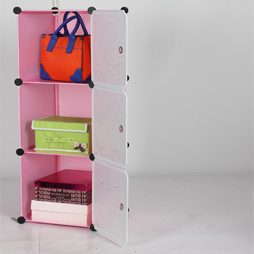 Factory  PP DIY Wardrobes Portable kids clothes Cabinet Quilt  plastic shoe rack storage cabinet