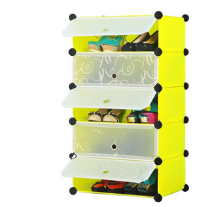 DIY plastic shoe cabinet Portable  kids clothes  closet Magic wardrobe storage Organizer