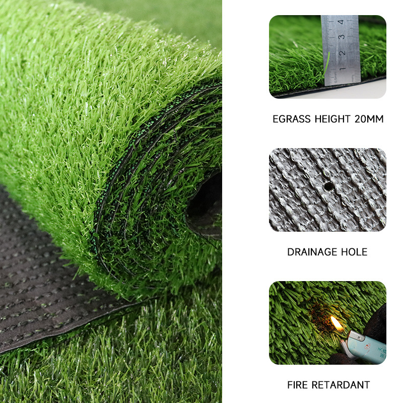 High quality high density  lawn Artificial Turf Grass  Outdoor Rug Decor - Indoor and Outdoor Garden  backyard swimming pool