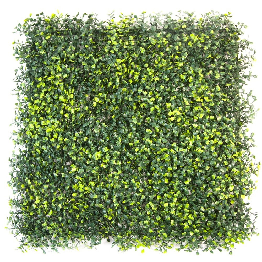 Wholesale 50x50cm Artificial Green Wall Panels Indoor and Outdoor Grass Hedge Decoration