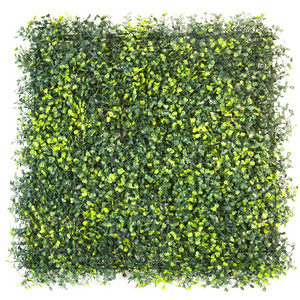 Wholesale 50x50cm Artificial Green Wall Panels Indoor and Outdoor Grass Hedge Decoration