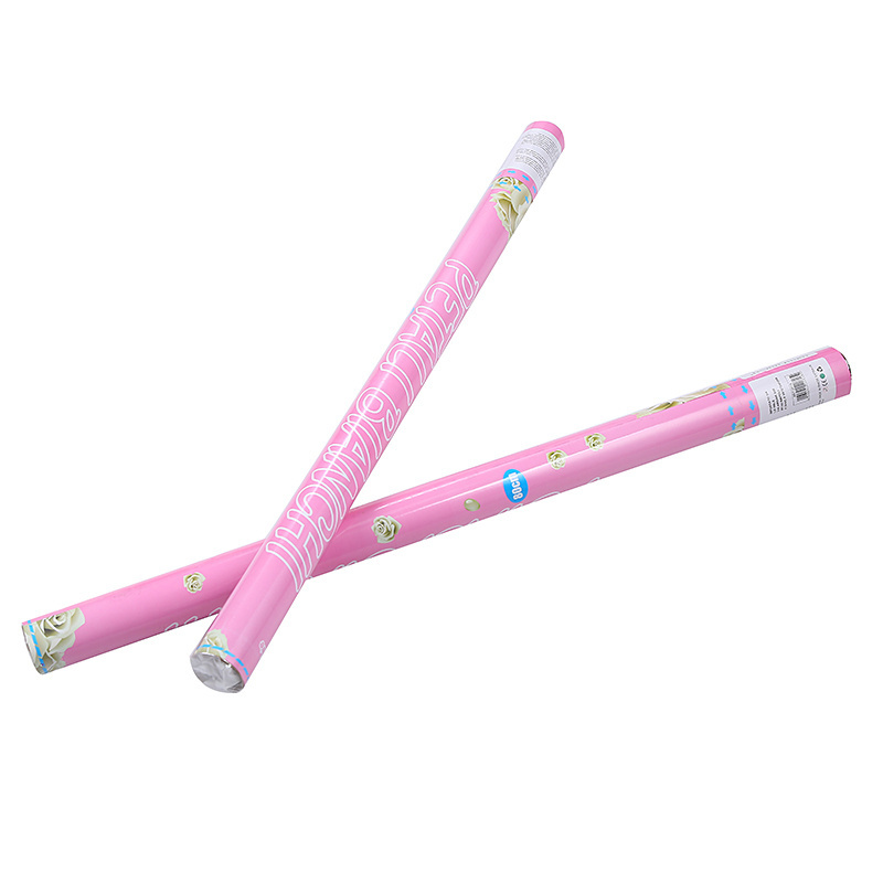 The most fashionable white cloth petal pink confetti cannon for wedding party celebration