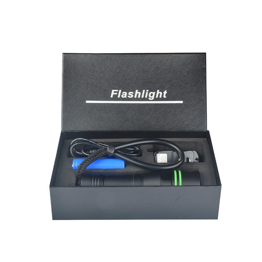 Wholesale HOT SALE Waterproof Camping super bright High Power 1000 lumen Rechargeable flashlight Led Strobe Torch Light