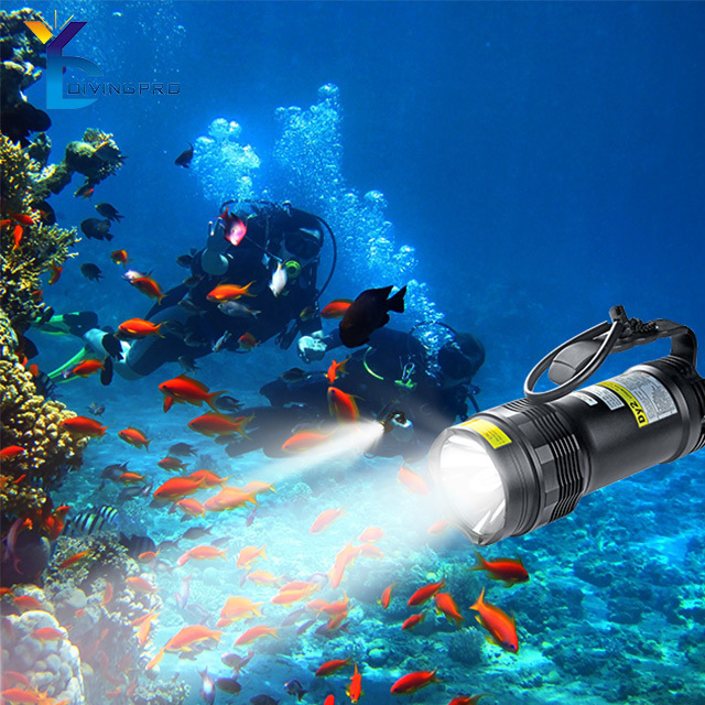 55W hid xenon flashlight diving light underwater 100m 5000 lumens hid xenon torch flashlight