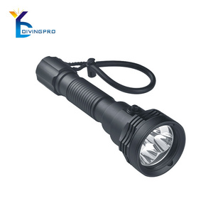 Diving IP68 Rechargeable XML T6 Powerful Diving Torch Scuba LED Flashlight for sale