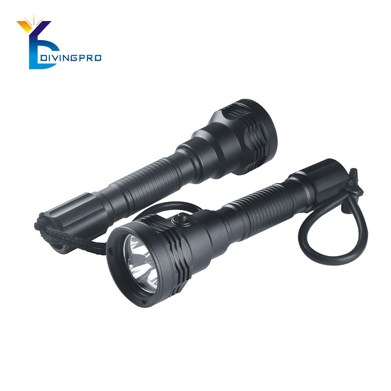 Diving IP68 Rechargeable XML T6 Powerful Diving Torch Scuba LED Flashlight for sale