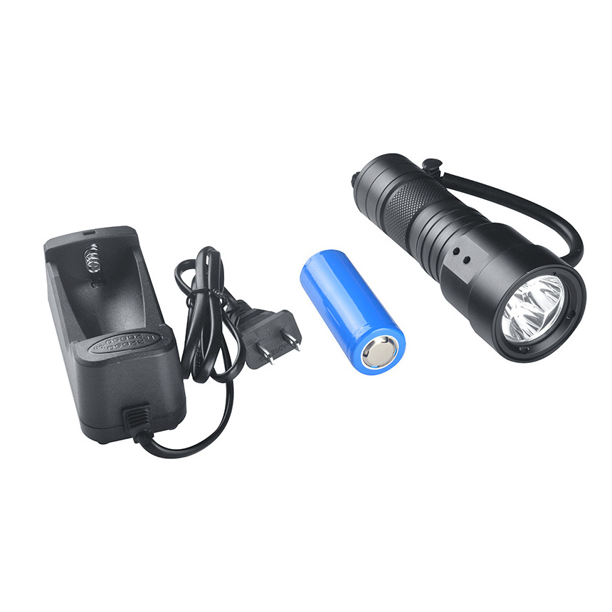 Chinese factories are hot sellers of high-power rechargeable battery led flashlight 3000 lumens led dive lights