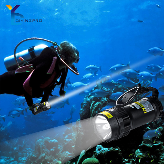 55W hid xenon flashlight diving light underwater 100m 5000 lumens hid xenon torch flashlight