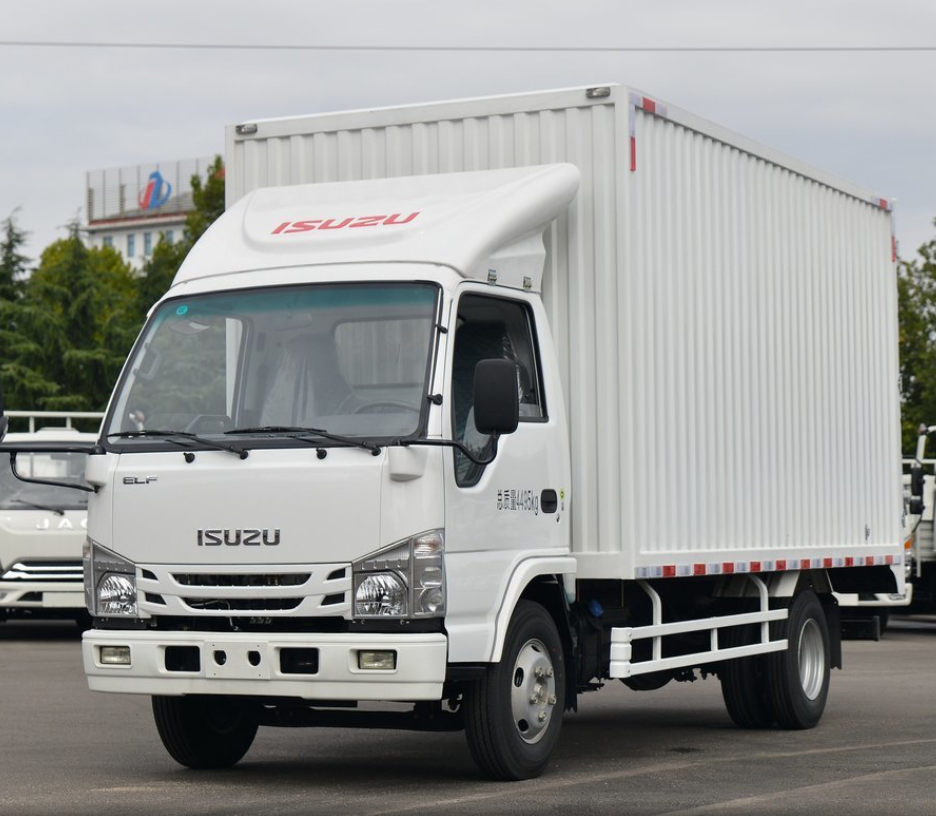 New Isuzzu 100P Mini Truck 4x2 Cargo Van 120hp Diesel Engine Manual Transmission Air Suspension Driver's Seat Euro 5 Standard