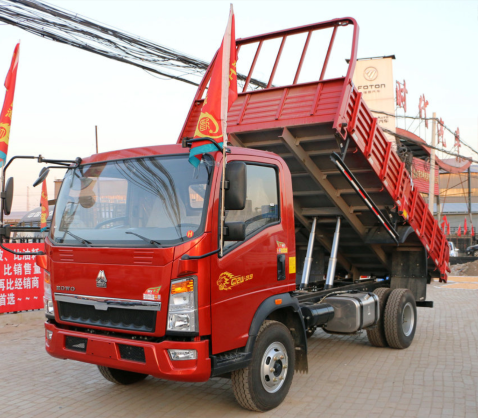 HOWO Hanjiang dump truck 190hp Sinotruk Howo 4x2 4x4 Small Dump Truck For Sale