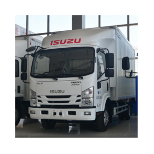 hot sale Qingling Isuzu M600 132hp 4x2 Lorry Truck Diesel Fuel Euro 6 Standard Used Light Cargo Van with Manual Transmission