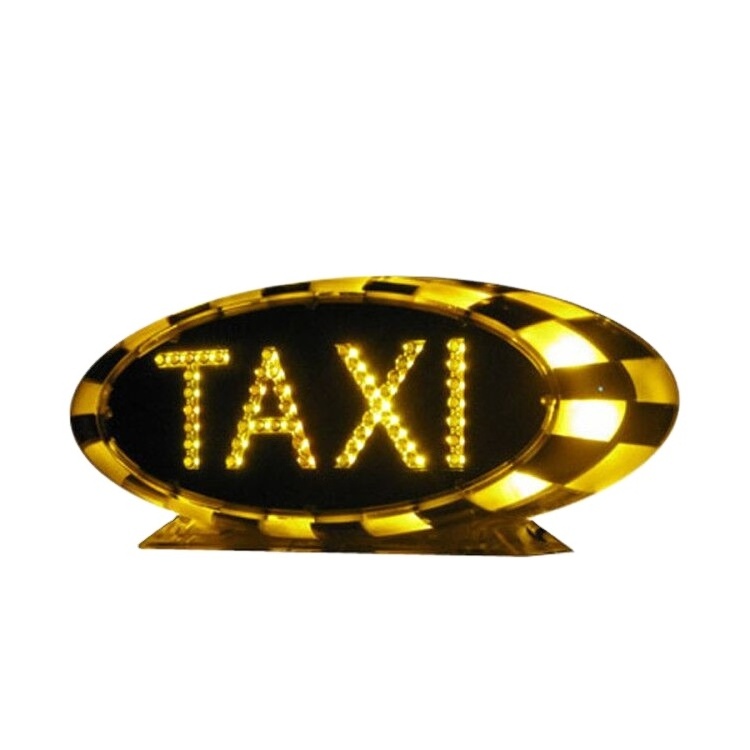 Hongteng New elliptical led taxi led topper sign